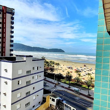 Apartmán Apartamento Kit Praia Grande Na Guilhermina Frente Mar Exteriér fotografie