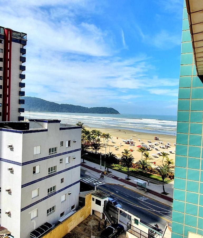 Apartmán Apartamento Kit Praia Grande Na Guilhermina Frente Mar Exteriér fotografie