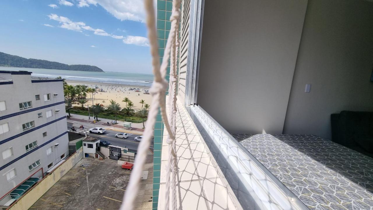 Apartmán Apartamento Kit Praia Grande Na Guilhermina Frente Mar Exteriér fotografie